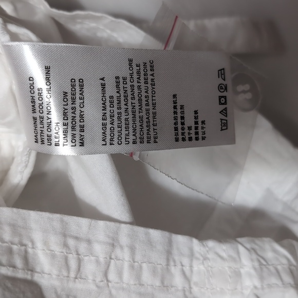 FREE PEOPLE Moon Bay White Parachute Cargo Shorts, Size Small - Picture 11 of 14